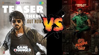 Game Changer Teaser VS Pushpa 2 Trailer  RC  AA  Political Jalsa [upl. by Charlene]