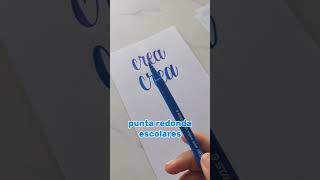 ✍️letras cursivas con diferentes marcadores calligraphy lettering marcadores [upl. by Brewster856]