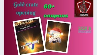 Gold Crate Opening Month Of Feb24 60 coupons  PubgMobile Lite [upl. by Gnof2]