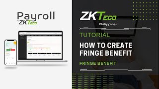 ZKPayroll  Fringe Benefit  How to Create [upl. by Lap]