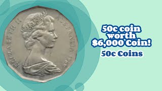 50c coin worth 6000 Coin 👀💵 💵💵 50c Coins [upl. by Xenia]