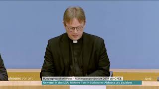 Rüstungsexportbericht 2019 der Gemeinsamen Konferenz Kirche und Entwicklung am 171219 [upl. by Allemap]