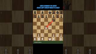 Scotch gambit opening chessgambit chessopening chesslearning chessviral [upl. by Ratna]