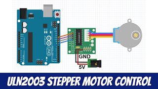 ULN2003 with 28BYJ48 Stepper Motor [upl. by Lavern]