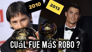 🔥¿Balón de oro 2010 🇦🇷 o 2013🇵🇹 Cuál fue más injusto 🧐 [upl. by Carmella]