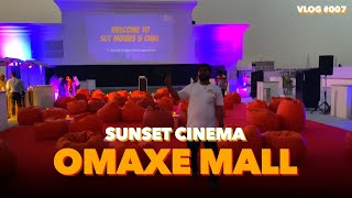 😱 SUNSET SKYCINEMA AT OMAXE CHOWK [upl. by Tay]