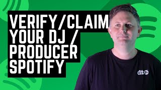 How To VerifyClaim Your Spotify Artist Profile 2023 Updates [upl. by Ailecara]