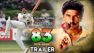 83 Movie Trailer  Ranveer Singh  Deepika Padukone  Kapil Dev  Kabir Khan [upl. by Virg]