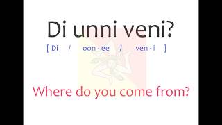 Learn Sicilian  Greetings and Phrases  I saluti e i frasi [upl. by Llirrehs]