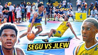 The SHIFTIEST Hoopers EVER Meet in LEGENDARY 1v1 Jlew vs Ronaldo Segu  Nesquik Creator Court [upl. by Venus]