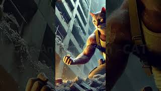 Heroic Cat Rescues Kitten from Collapsing Skyscraper 🏢🐾🐈cat funny cute animals kitten story [upl. by Irakuy572]