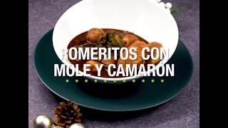 Romeritos con mole y camarón [upl. by Ycnalc]