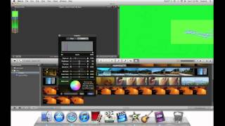 iMovie 11 Special Effects  Repostioning a Green Screen Clip [upl. by Ocer629]