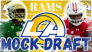 Los Angeles Rams 2024 NFL Mock Draft  POST FREE AGENCY [upl. by Juni]