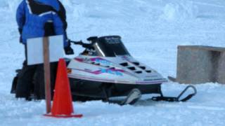 Snowmobile Races  Stephenville [upl. by Cirek674]