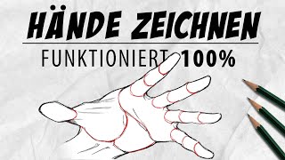 Hände zeichnen lernen in 10 Minuten  Tutorial  Drawinglikeasir [upl. by Sherer]