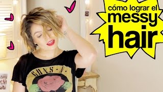 DIY  Como Peinar El Pelo Corto  How To Messy Short Hair  Short Hair Hairstyles  Maiah Ocando [upl. by Jewell726]