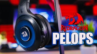 Audífono Redragon Pelops Wireless H818 🐲 Unboxing amp Review [upl. by Odarbil308]