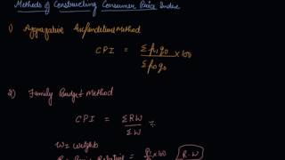 Consumer Price Index ConstructionMethodsAdvantages  Class 11 Economics Index Number [upl. by Cirilo]