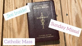 See Inside My Sunday Missal  Roman Catholic [upl. by Catina846]