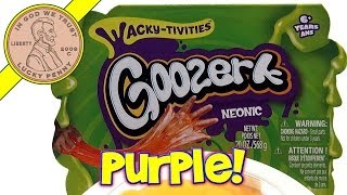 WackyTivities Goozerk Neonic Purple Slime Time Spin Master Toys [upl. by Zitella]