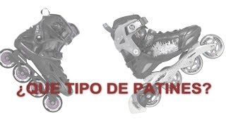 Tipos de patines Freeskate o Fitness con Freno de taco [upl. by Qiratla855]