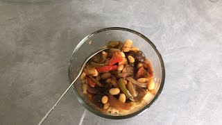 Lunch Leftovers Vegetables Fajitas with Buttery White Beans Live from Bhavna Kitchen [upl. by Lohner]