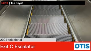 Toa Payoh MRT Station  2024 Otis Escalator Exit C [upl. by Sherrod936]