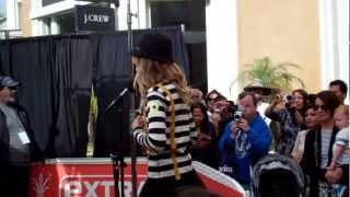 Jackie Evancho sings at The Grove LA CA 10112012 [upl. by Jelle979]