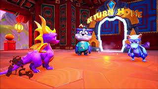 Spyro 3 Reignited Trilogy  Bamboo Terrace 100  ALL Gems ALL Egg Locations  How To Complete Full [upl. by Bonnell]