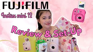 Fujifilm Instax mini Instant Camera 12 Review amp SetUp  2024 [upl. by Neyuq]