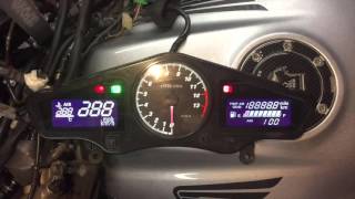 VFR 800 Gauges  Inverted colours [upl. by Pia]