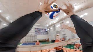 MATCH AGAINST FUTURE CHAMPIONS VOLLEYBALL THROUGH THE EYES OF AN OUTSIDE HITTER [upl. by Yecnuahc]