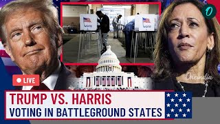 LIVE Harris Vs Trump  Polling Opens in Across All US States Tension as Election Day Unfolds [upl. by Resaec]