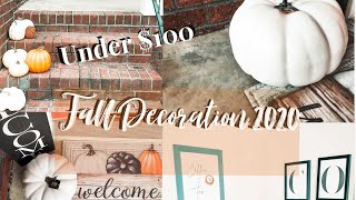 FALL DECORATION ON A BUDGET DIY’S UNDER 100 [upl. by Grieve506]