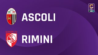 Ascoli  Rimini 01  Gli Highlights [upl. by Stillas]