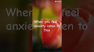 Feeling anxiety listening to this god anxietyfaith worry [upl. by Eednim297]