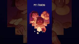 CANON vs FANON undertale version art drawing digitalart artwork shorts [upl. by Quentin]