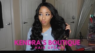 Kendras Boutique Hair Can it handle the heat  Impression Update [upl. by Davidoff]