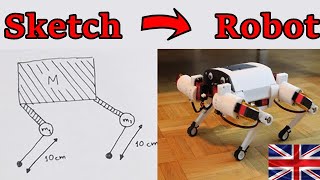 How to Design a DIY Quadruped Robot [upl. by Nnawaj]