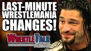 Samoa Joe Wrestlemania 33 Role Revealed Last Minute Wrestlemania Changes  WrestleTalk News 2017 [upl. by Varini]