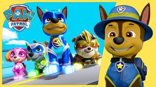 Over 1 Hour of Chase Mighty Rescues and more episodes  PAW Patrol  Cartoons for Kids Compilation [upl. by Laen334]