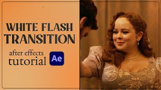 Smooth White Flash Transition  After Effects Tutorial Beginners [upl. by Kurth20]