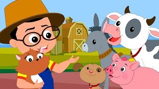 Nella Vecchia Fattoria  Canzoni con Animali  On the Old Farm  Kids Tv Italiano  bambini canzoni [upl. by Ttenyl]