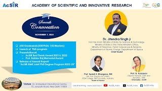 7th Convocation of Academy of Scientific and Innovative Research AcSIR [upl. by Avad484]