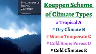 P1C12 An Introduction to Koeppens Scheme of Classification of Climate  A B C D E and H [upl. by Alic]