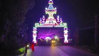 Pixel LED light Road decoration পিক্সেল LED আলো রোড সাজানো Biplab pal Delhi block pixel led light 🛣️ [upl. by Linoel]