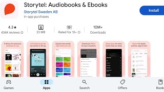 How To Install Storytel Audiobooks amp Ebooks Apps  How To Download Storytel Audiobooks amp Ebooks [upl. by Edwards]