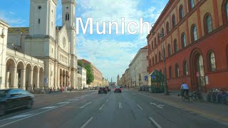 🇩🇪 Munich Germany DE 2021 midday driving tour [upl. by Varin]