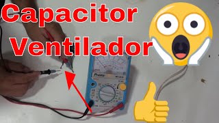 Como Testar Capacitor de Ventilador [upl. by Straus998]